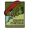 Grand Portage National Monument Patch Minnesota Midwestern Embroidered Iron On
