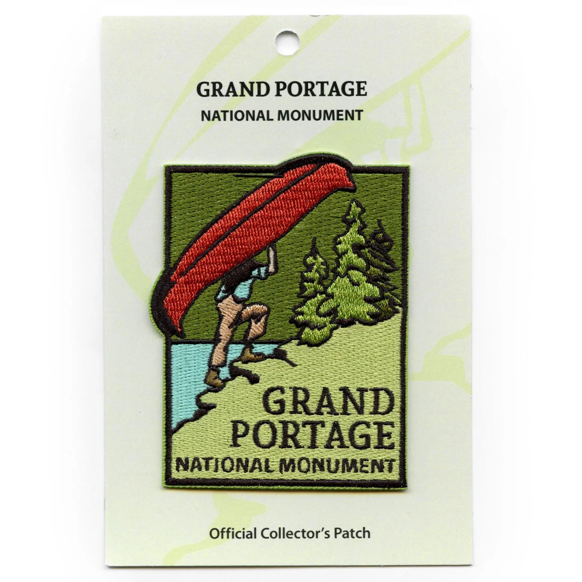 Grand Portage National Monument Patch Minnesota Midwestern Embroidered Iron On