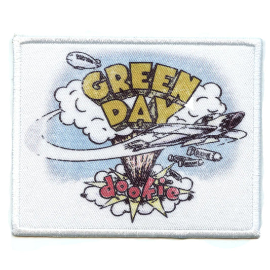 Patch de couverture d'album Dookie du groupe Green Day, thermocollant tissé par sublimation