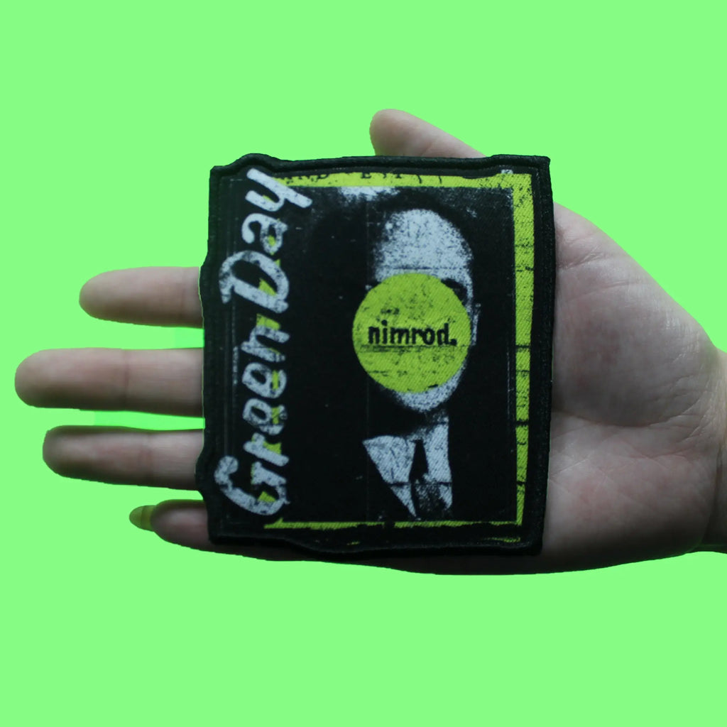 Green Day Band Patch Nimrod Album Cover Sublimated Embroidery Iron On