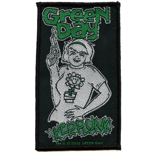 Green Day Kerplunk Patch Punk Rock Band Embroidered Iron On