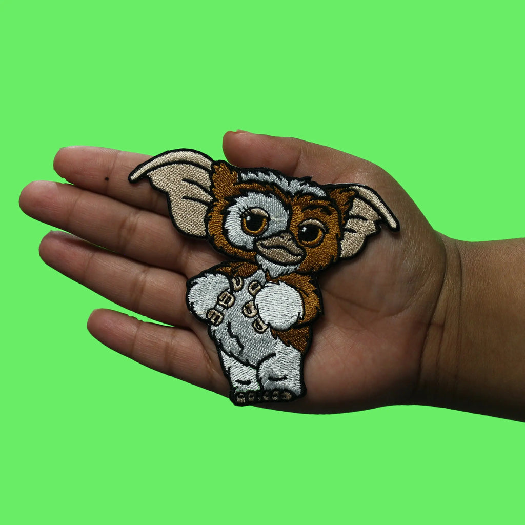 Gremlins Gizmo Character Patch Classic Comedy Movie Embroidered Iron-On