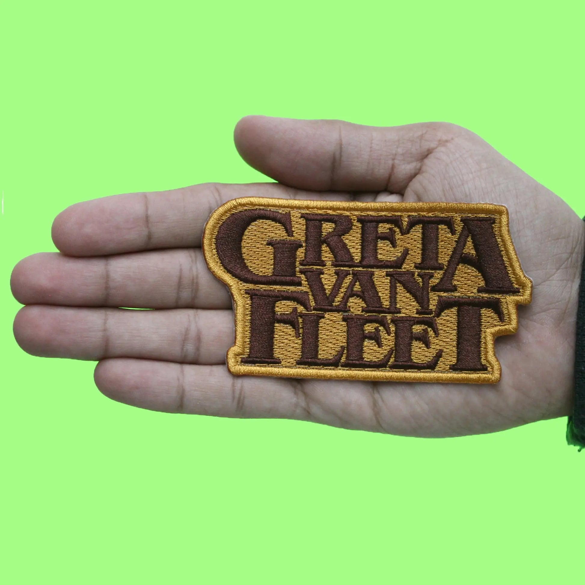 Greta Van Fleet Patch Rock Amber Logo Embroidered Iron On