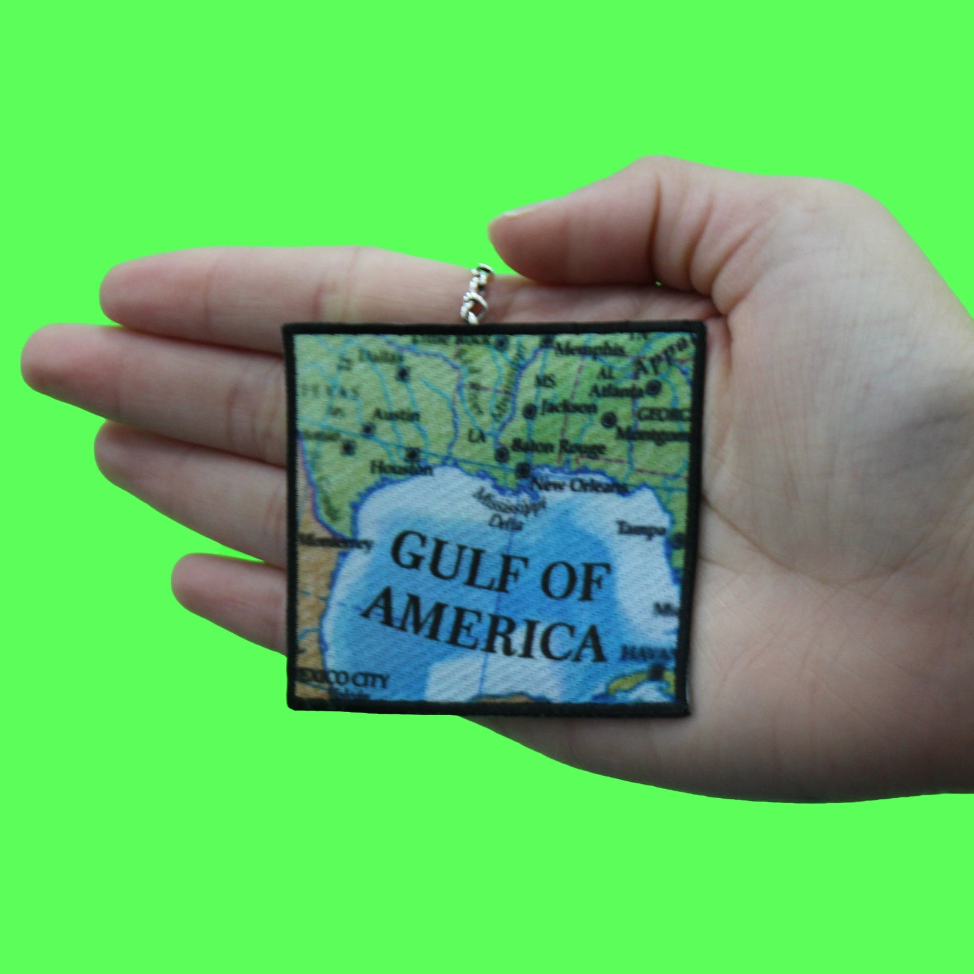 Gulf of America Patch United States Map Sublimated Iron On
