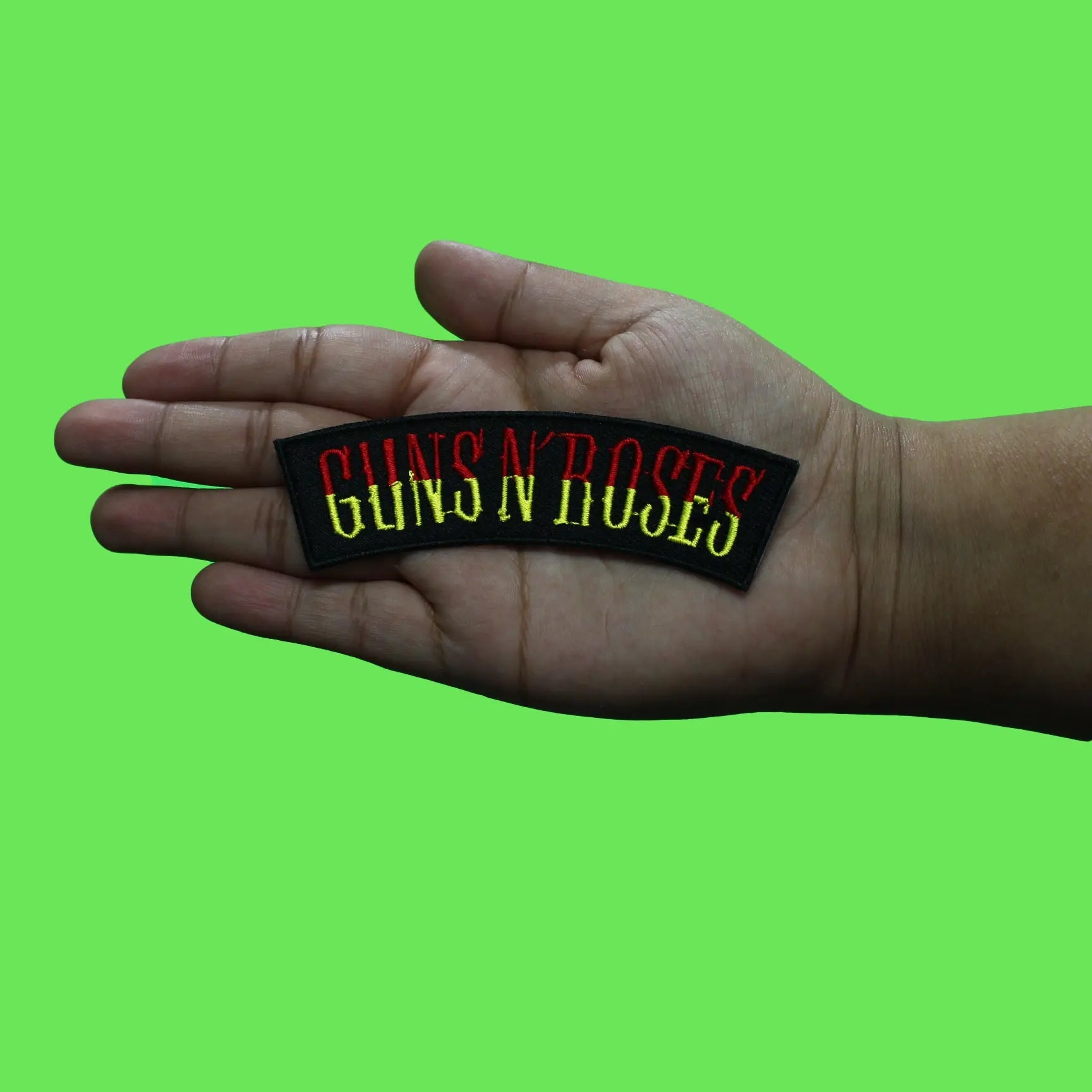 Guns N' Roses Patch Biker Ribbon Logo Embroidered Iron On