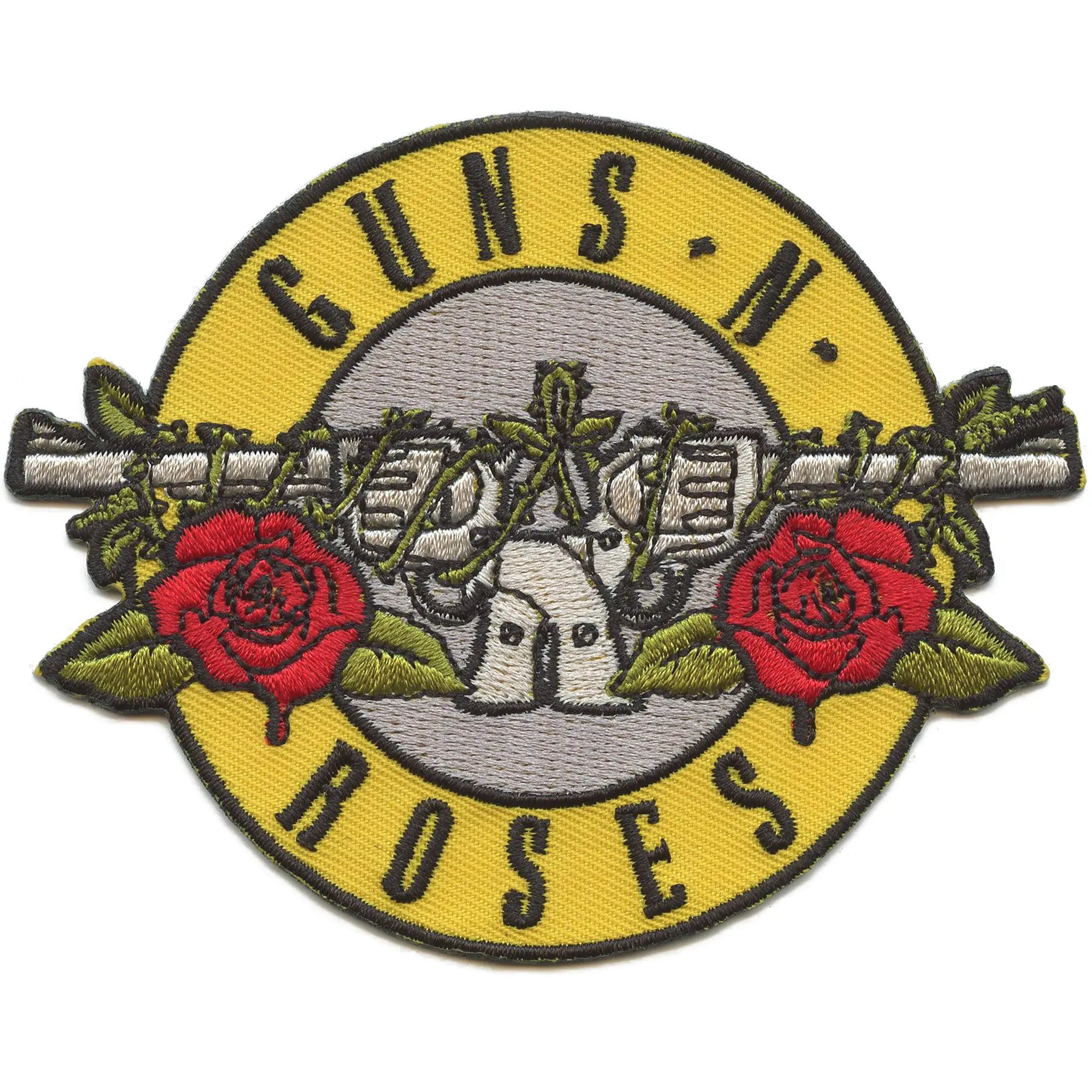 Guns N' Roses Patch Iconic Bullets Logo Embroidered Iron On