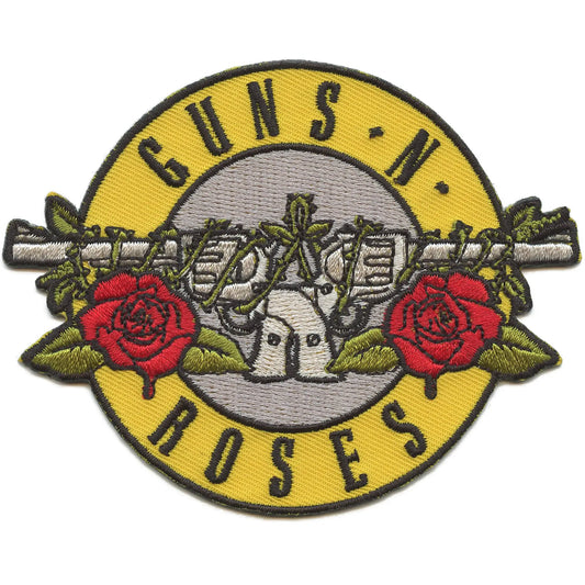 Guns N' Roses Patch Iconic Bullets Logo Embroidered Iron On
