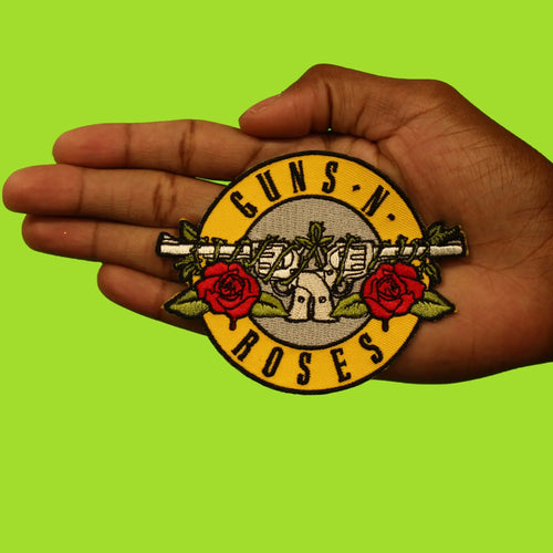 Guns N' Roses Patch Iconic Bullets Logo Embroidered Iron On