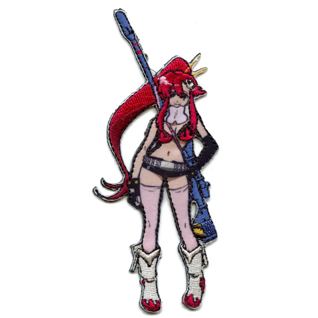 Gurren Lagann Yoko Patch Anime Adventure Series Sublimated Embroidery Iron On