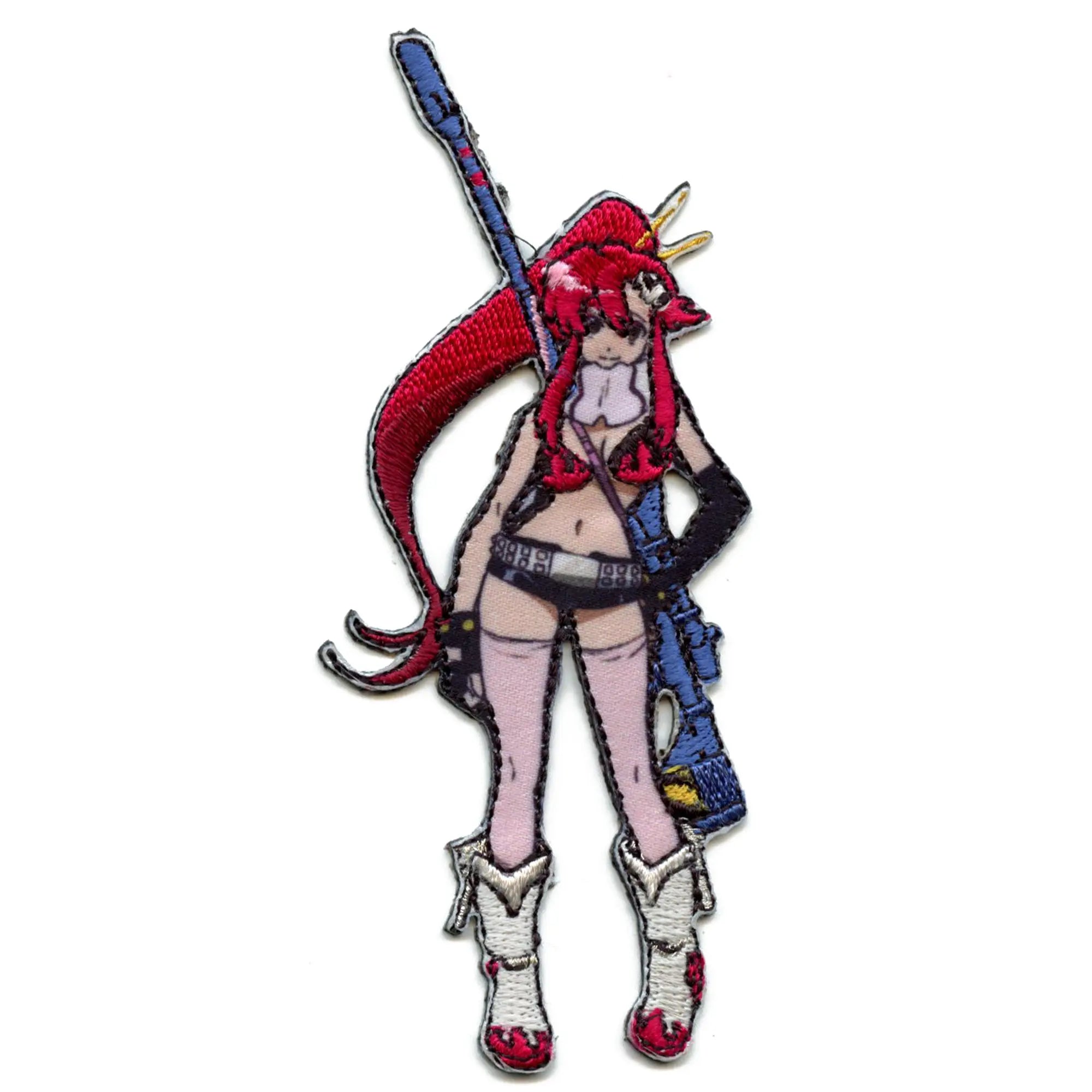 Gurren Lagann Yoko Patch Anime Adventure Series Sublimated Embroidery Iron On