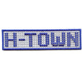 H-Town Street Tile Patch Houston City Pride Embroidered Iron On