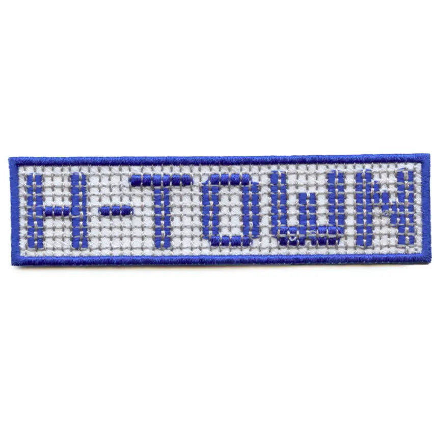 H-Town Street Tile Patch Houston City Pride Embroidered Iron On