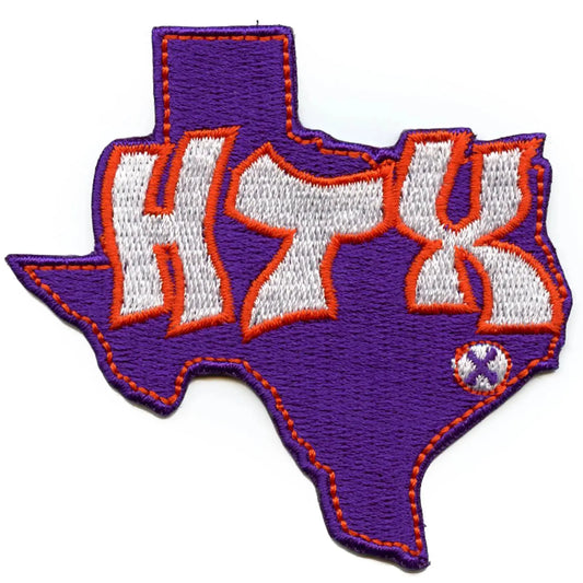 HTX Graffiti Patch Houston Texas State Art Parody Embroidered Iron On