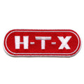 HTX Market Logo Patch Houston Parody Store Embroidered Iron On
