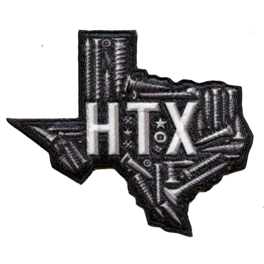 HTX Screw Texas State Patch Sublimated Embroidered Iron On