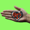 HTX Tie Dye Patch Houston Texas Heart Embroidered iron on