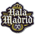 Hala Madrid Soccer Patch Spain Fútbol 1902 Embroidered Iron-On