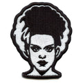 Bride Of Frankenstein Monster Patch Classic Horror Halloween Embroidered Iron On