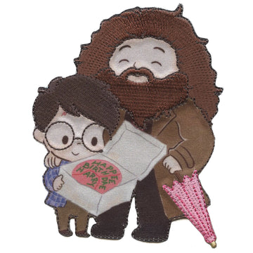 Harry Potter Hagrid Patch You're A Wizard Harry Embroidered Iron On
