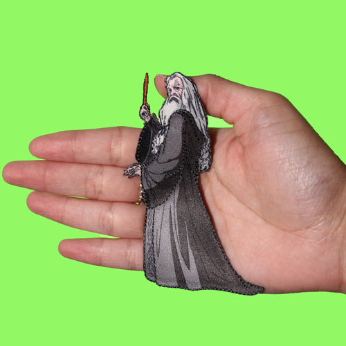 Harry Potter Movie Patch Character Dumbledore Wand Sublimation Iron On