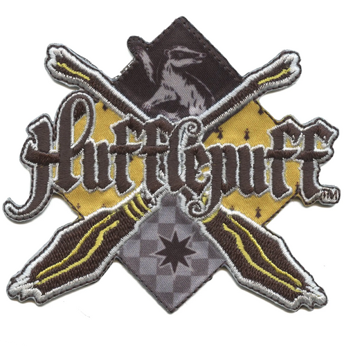 Harry Potter Movie Patch Fun Hufflepuff Crest Embroidered Iron On