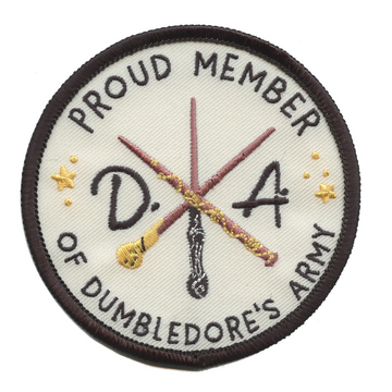 Harry Potter Movie Patch Proud Dumbledore's Army Embroidered Iron On