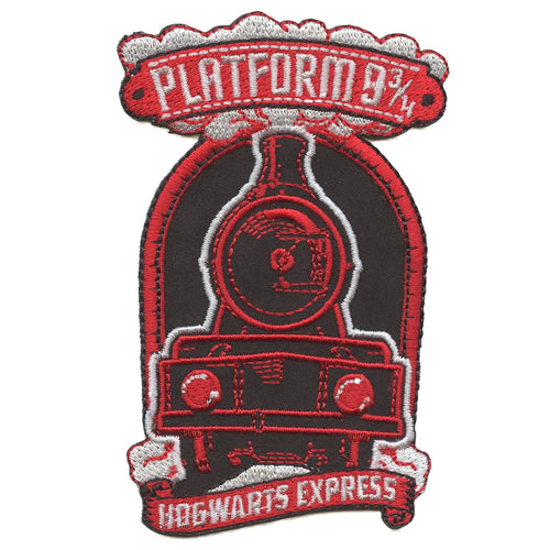 Harry Potter Train Patch Platform 9 3/4 Hogwarts Express Embroidered Iron On