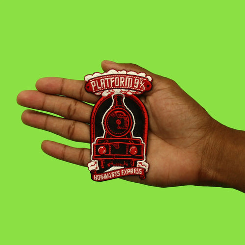 Harry Potter Train Patch Platform 9 3/4 Hogwarts Express Embroidered Iron On