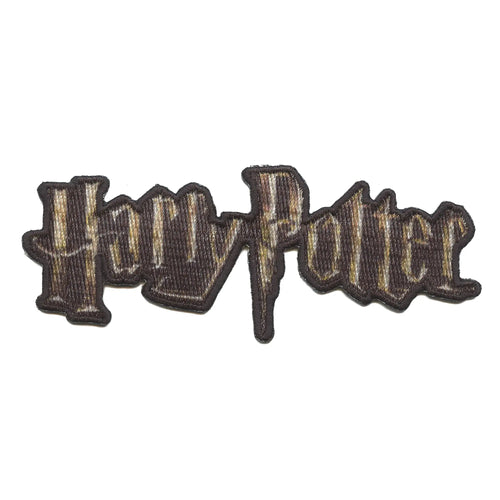 Harry Potter Wizard Patch Movie Name Logo Embroidered Iron On