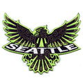 Hawk Football Team Patch Seattle Football Sports Embroidered Iron On