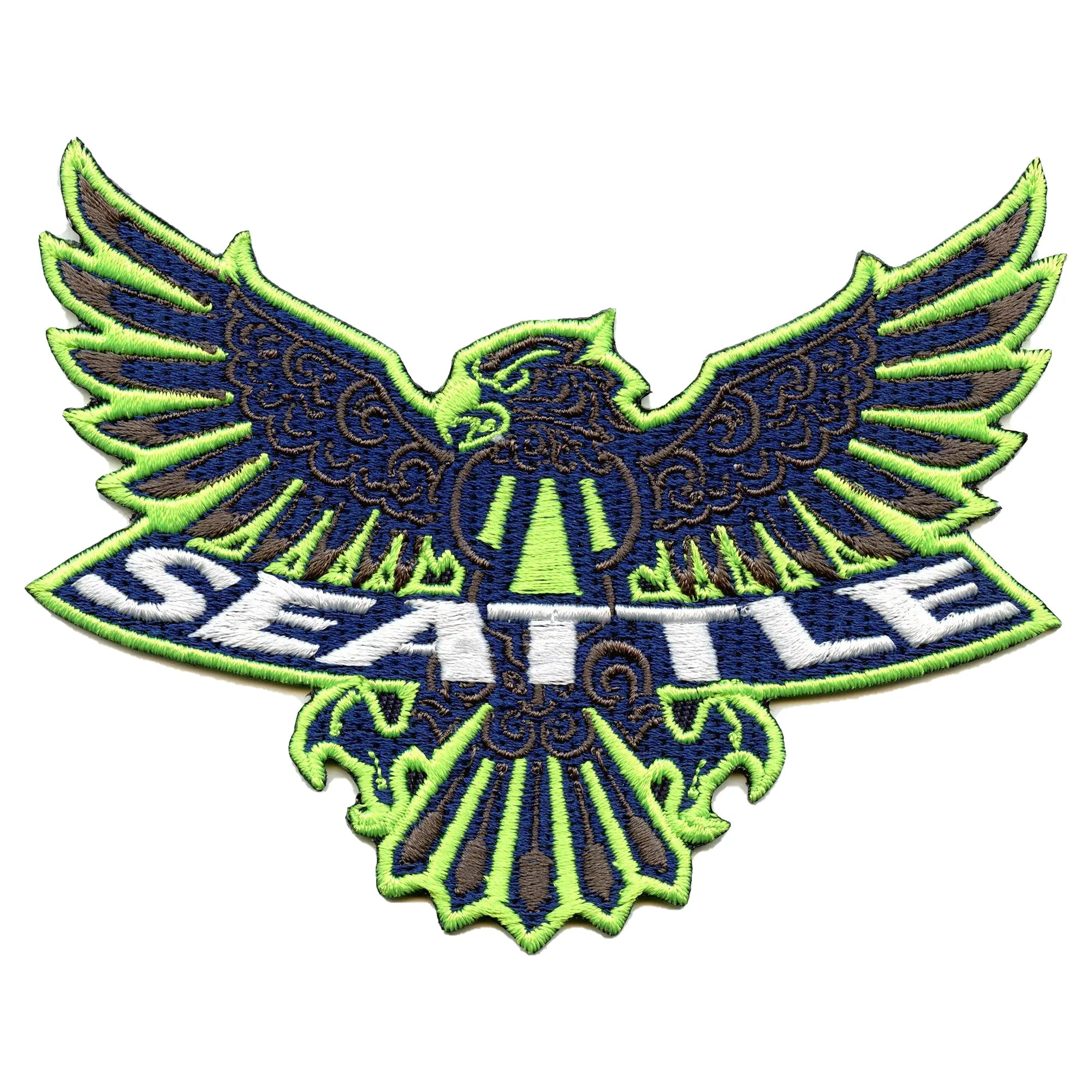Hawk Football Team Patch Seattle Football Sports Embroidered Iron On