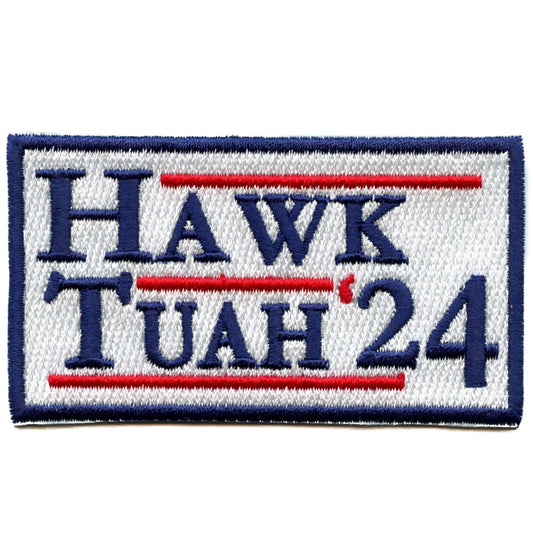 Hawk Tuah '24 Patch Funny Meme Embroidered Iron On