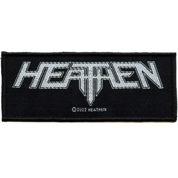 Patch avec nom et logo du groupe de rock païen tissé à repasser