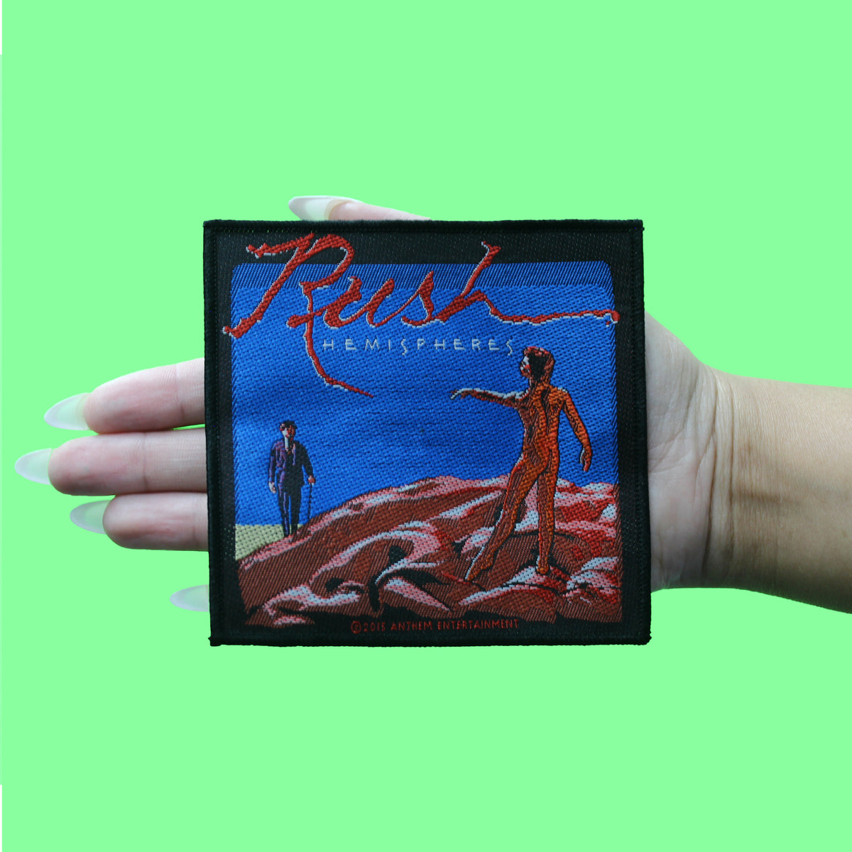 Rush Hemispheres Patch Band Logo Woven Sew On