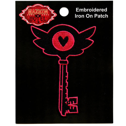 Hotel Heart Key Patch Tv Show Cartoon Embroidered Iron On