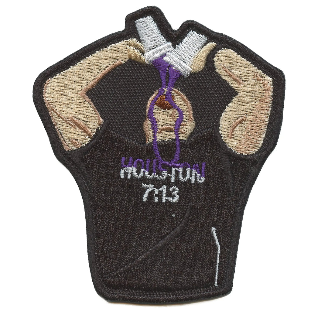 Houston Lean Houston 713 Lean Patch Funny Wrestling Fandom Embroidered Iron On ...