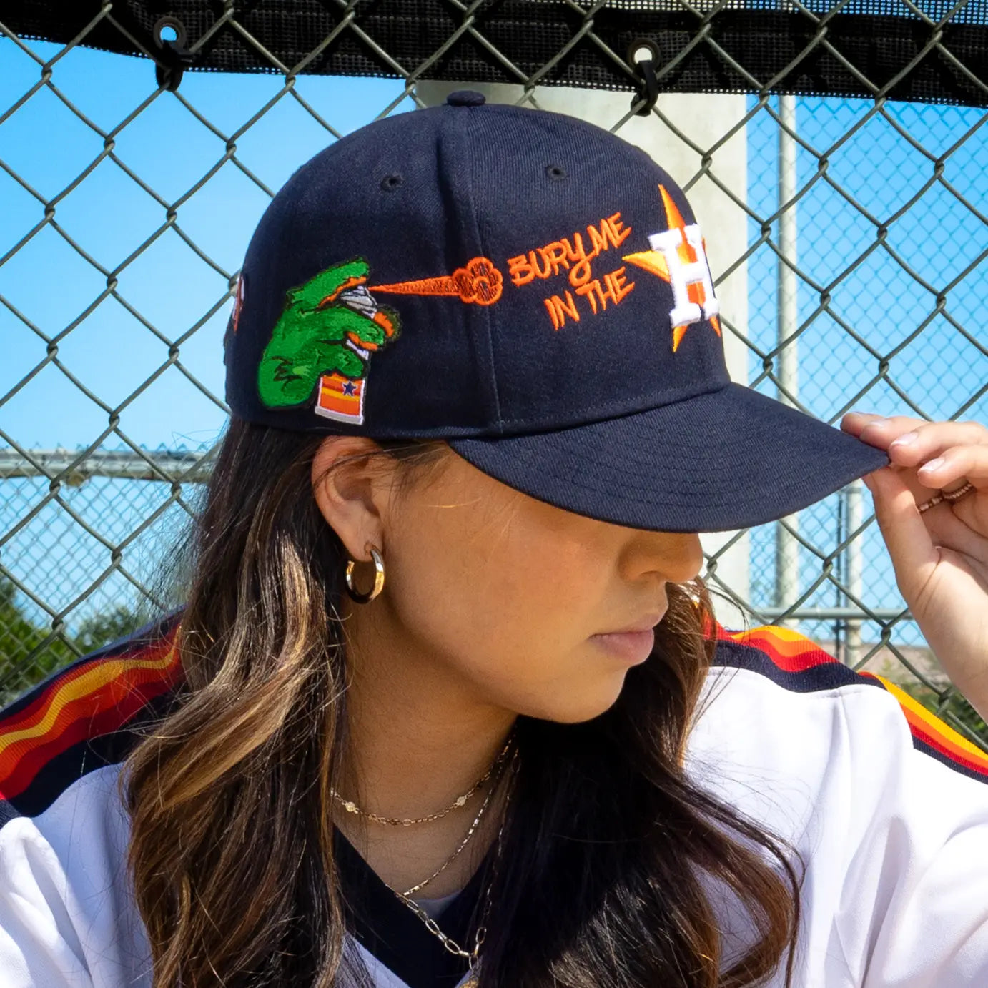 Houston Astros Hat Bury Me In The H Custom