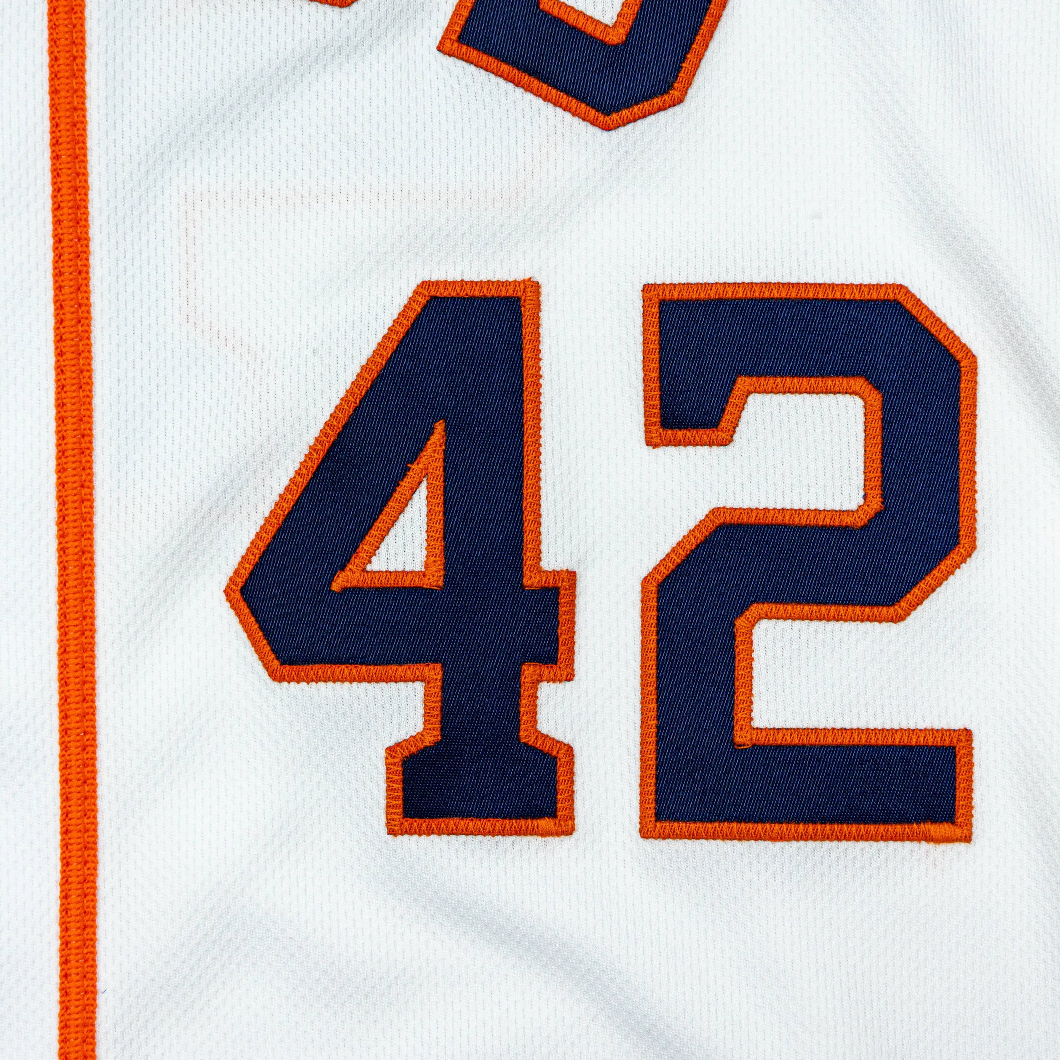 Houston Astros White Authentic Team Issued Jackie Robinson Day Jersey Size 46
