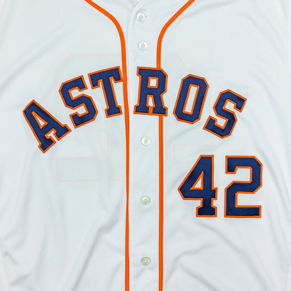 Houston Astros White Authentic Team Issued Jackie Robinson Day Jersey Size 46
