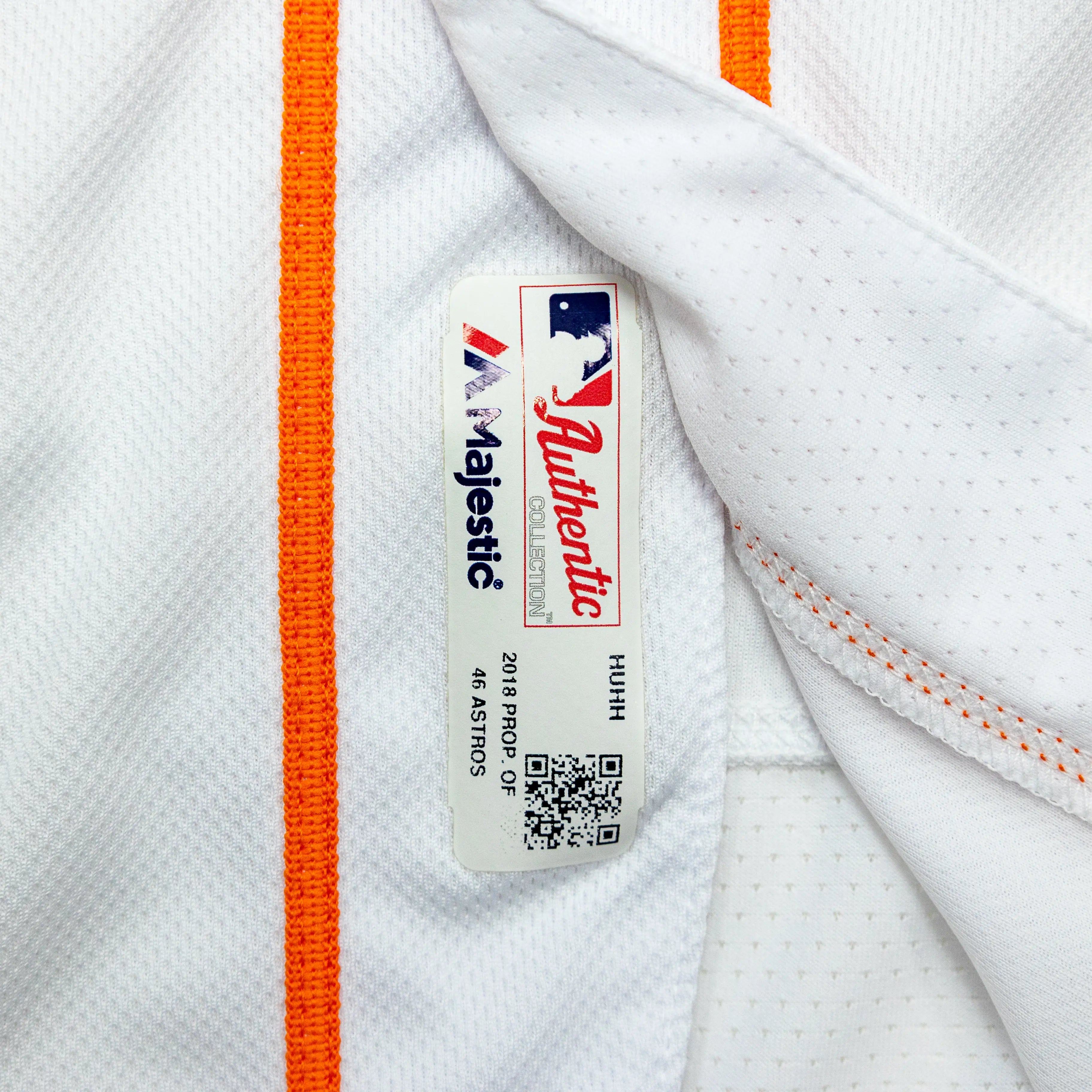Houston Astros White Authentic Team Issued Jackie Robinson Day Jersey Size 46
