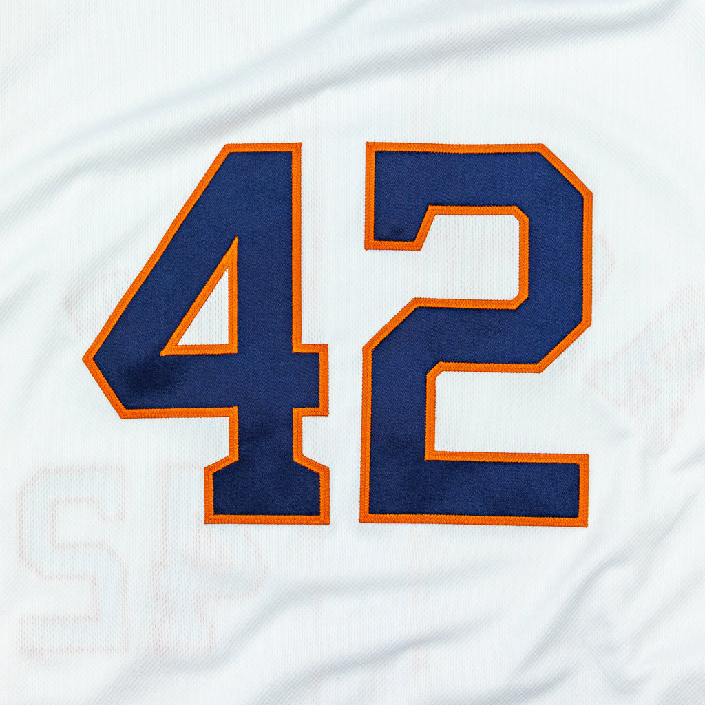Houston Astros White Authentic Team Issued Jackie Robinson Day Jersey Size 46