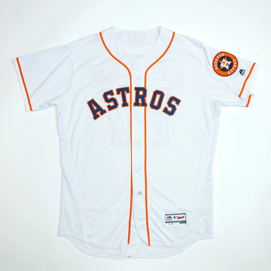 Houston Astros White Authentic Team Issued Relettered José Altuve Los Astros Jersey