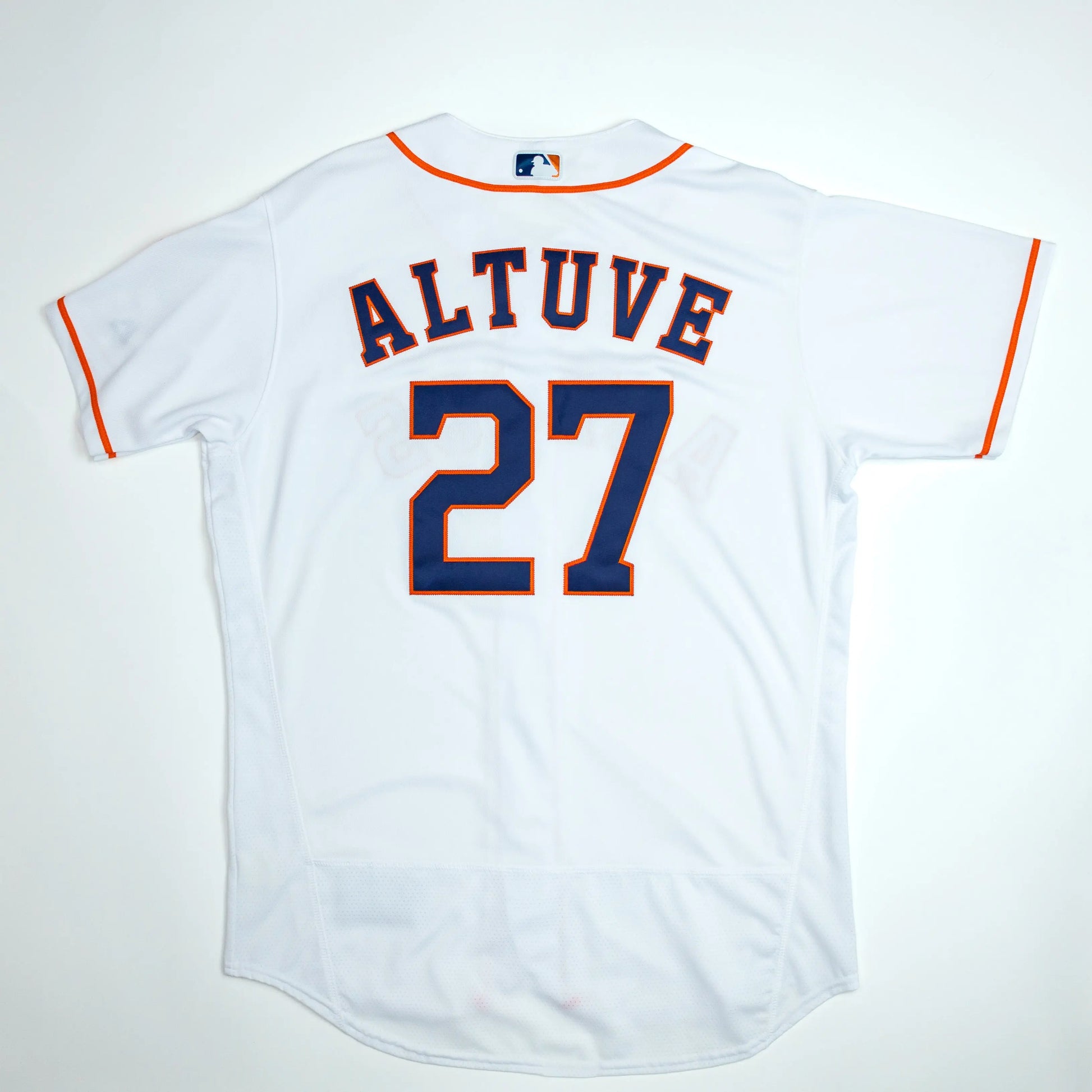 2019 Houston Astros White Authentic Team Issued José Altuve On