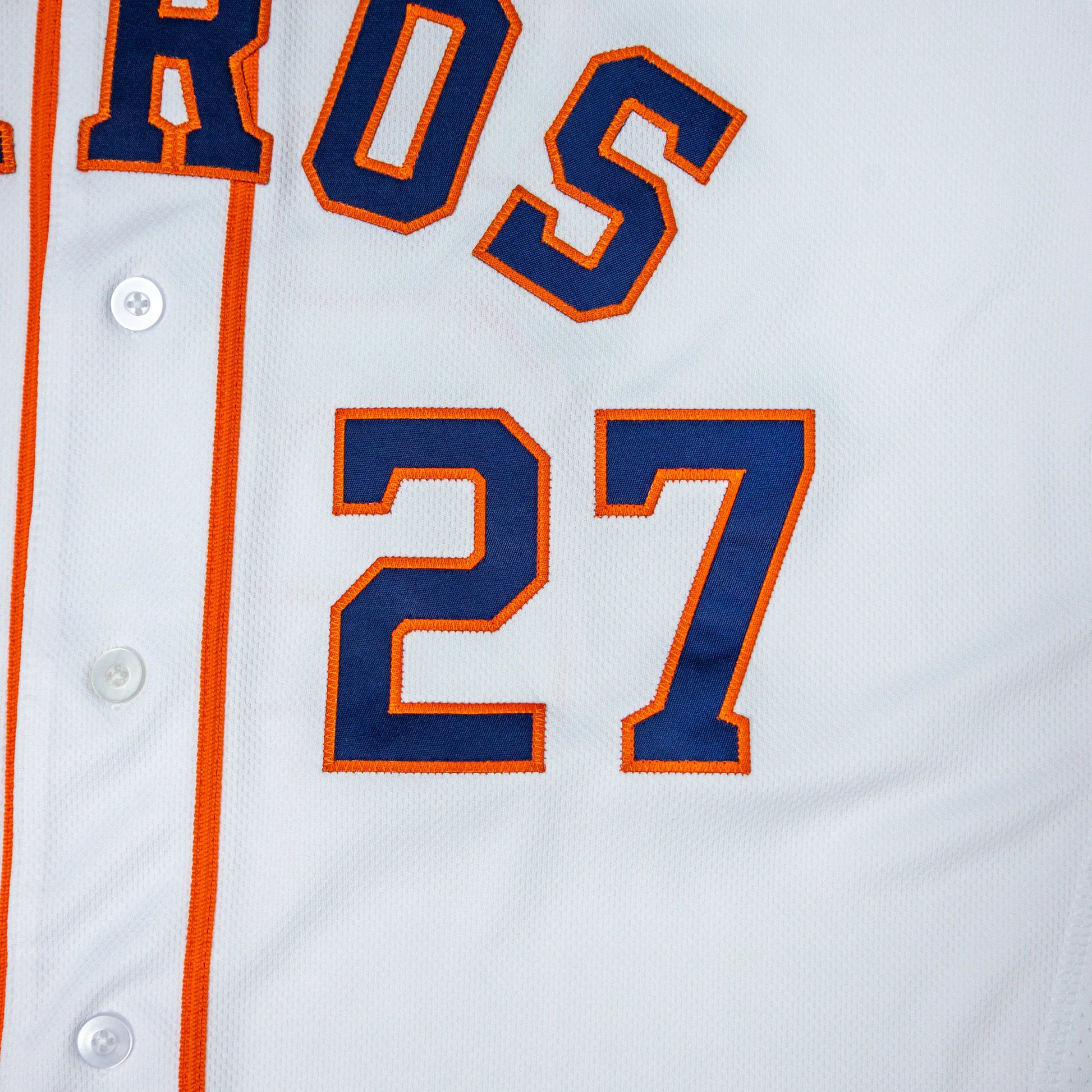 Houston Astros White Authentic Team Issued Relettered José Altuve Los Astros Jersey