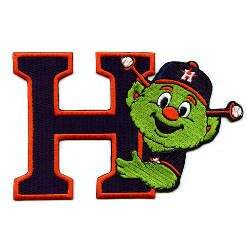 Houston Baseball Mascot Patch City Pride H Embroidered Iron On
