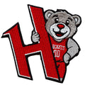 Houston Basketball Mascot Patch City Pride H Embroidered Iron On