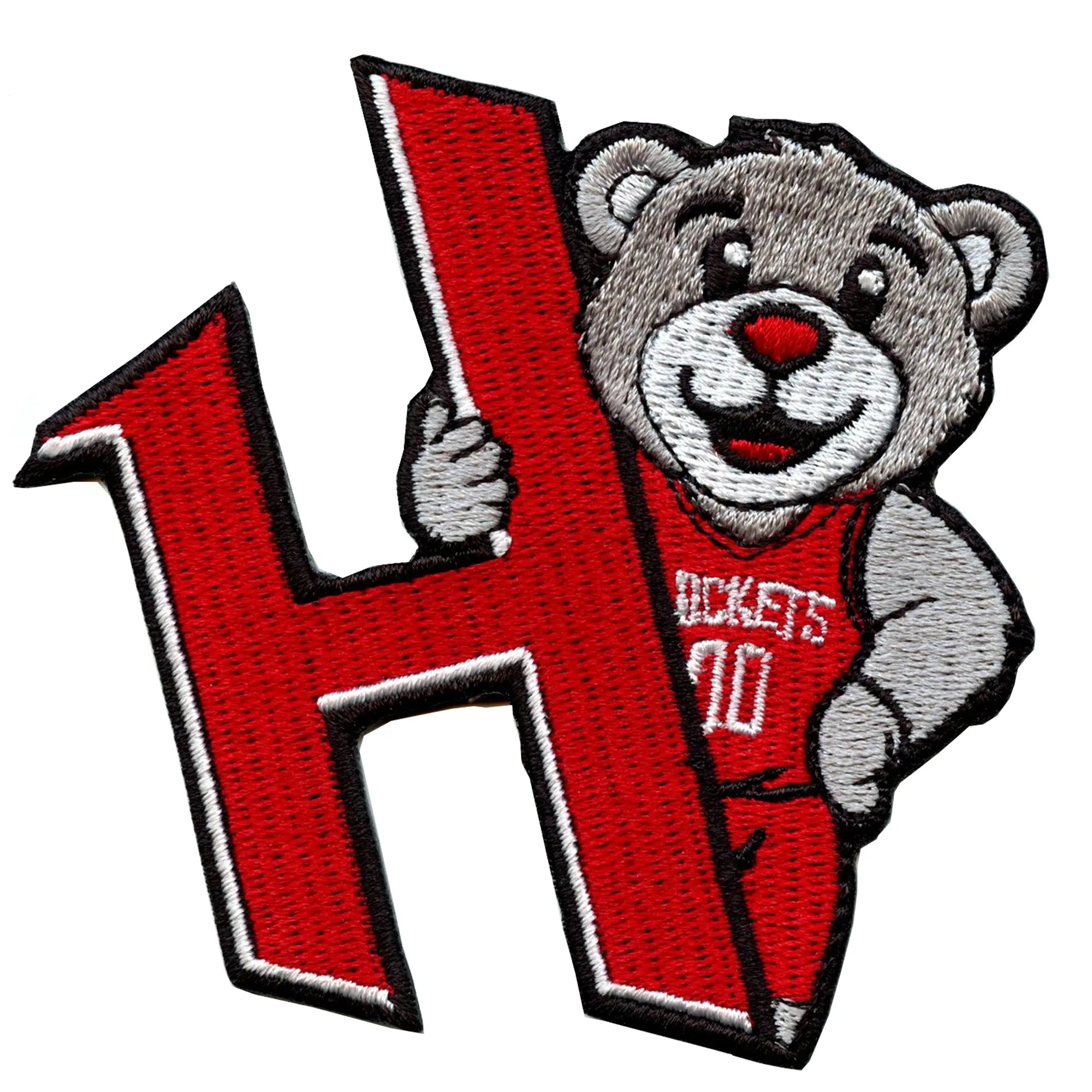Houston Basketball Mascot Patch City Pride H Embroidered Iron On