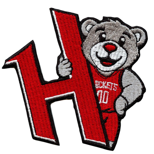 Houston Basketball Mascot Patch City Pride H Embroidered Iron On