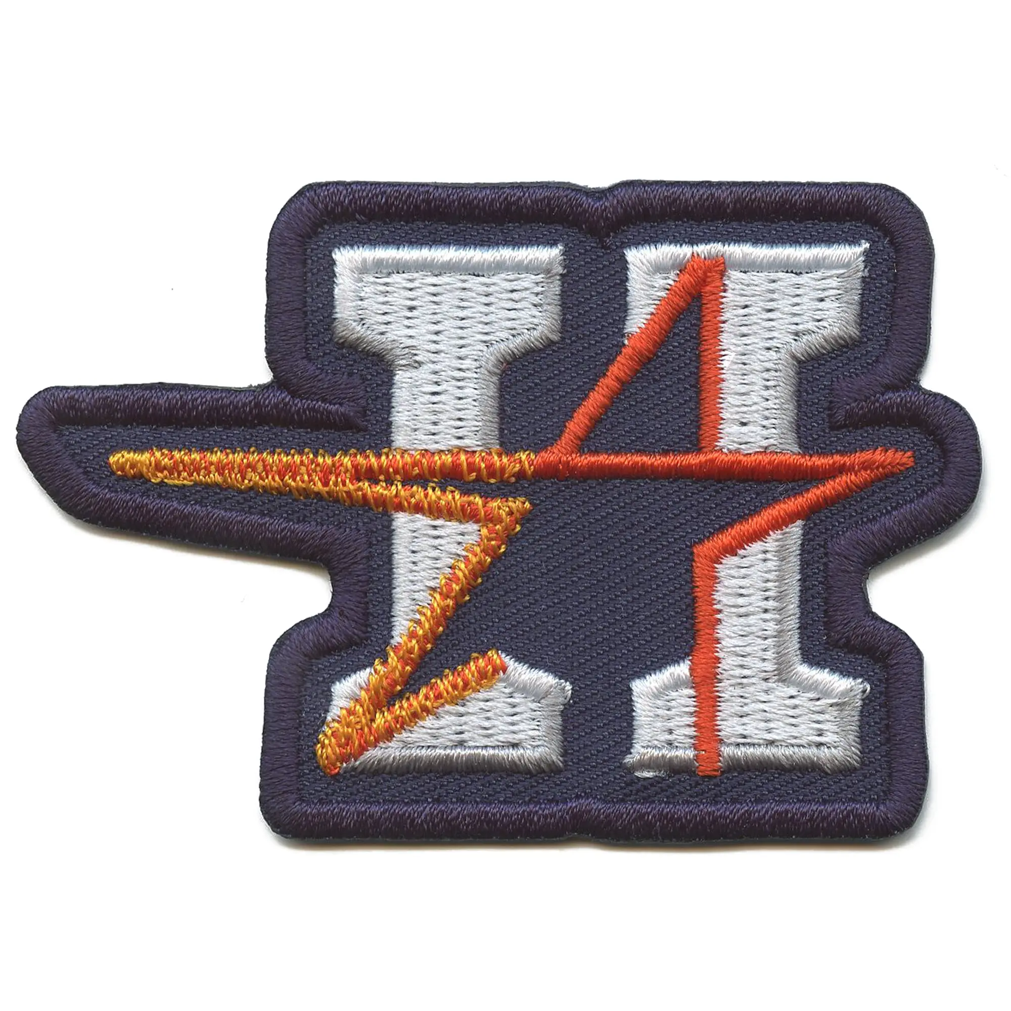 Houston H Star Patch Houston Baseball Symbol Embroidered Iron on