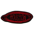 Houston Iconic Script Patch Graffiti Murral Art Embroidered Iron On